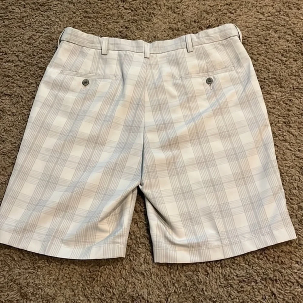 Haggar plaid shorts